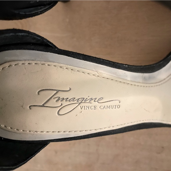 Vince Camuto Imagine Open Toe Black Heels — Women’s 7.5 — Worn only once - Picture 11 of 16